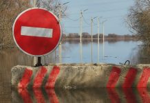 В Клепиковском округе перекрыли дорогу из-за подъема уровня воды