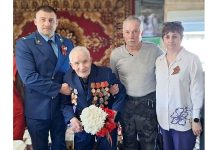 Участника Великой Отечественной войны из Тумы Сергея Дудукина поздравили с Днем Победы
