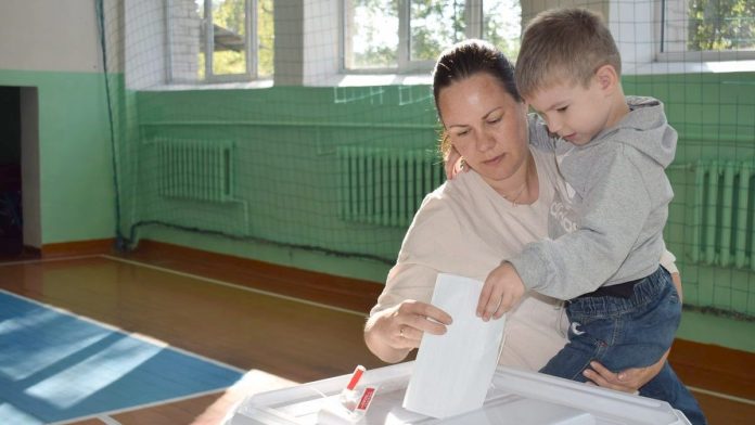 Выборы. Клепики. 18.9.26
